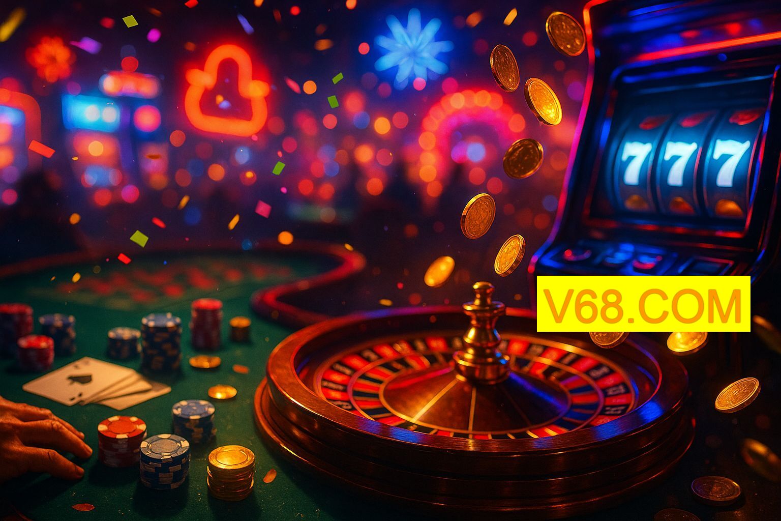 Jogos emocionantes no V68
